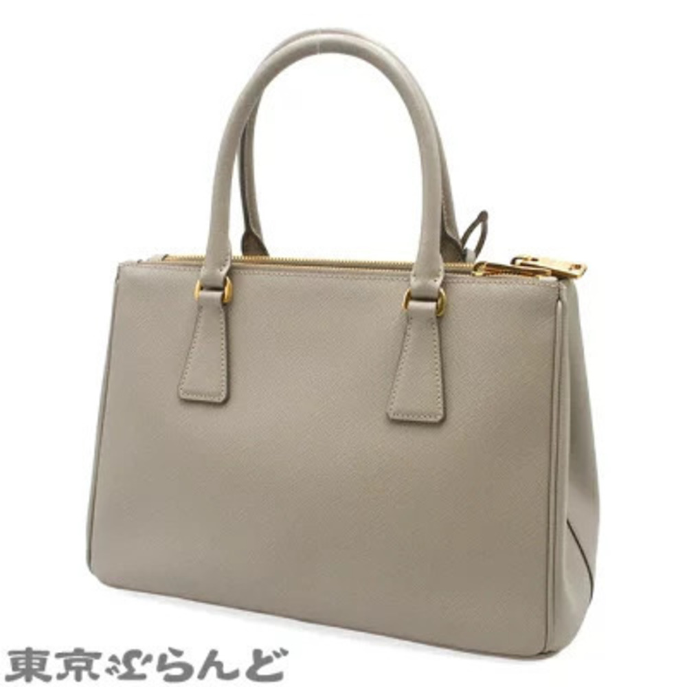 Prada Galleria Saffiano Shoulder Bag Greige Gray - Picture 2 of 9